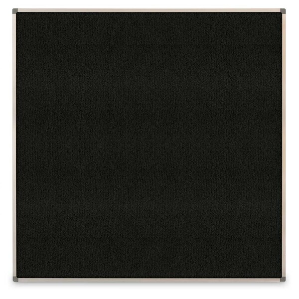Corkboard, Fabric, 1 Door, Brnze, 24 x 36"